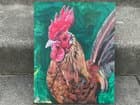I painted a rooster.