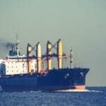 Bulk Carrier Catches Fire After Russian Drone Strike In Ukrainian Maritime Corridor